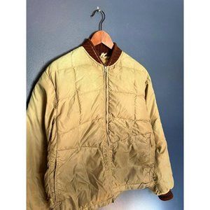 Vintage 70’s Comfy Zip Goose Down Quilted Jacket